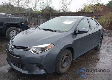 2016 Toyota Corolla Le из США, поврежденный, VIN 2T1BURHE3GC647140